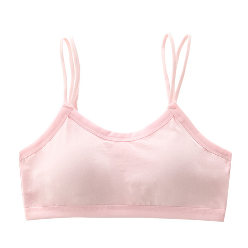 Girls' underwear development period middle school students pure cotton breathable underwear for older children student bra female junior high school student bra