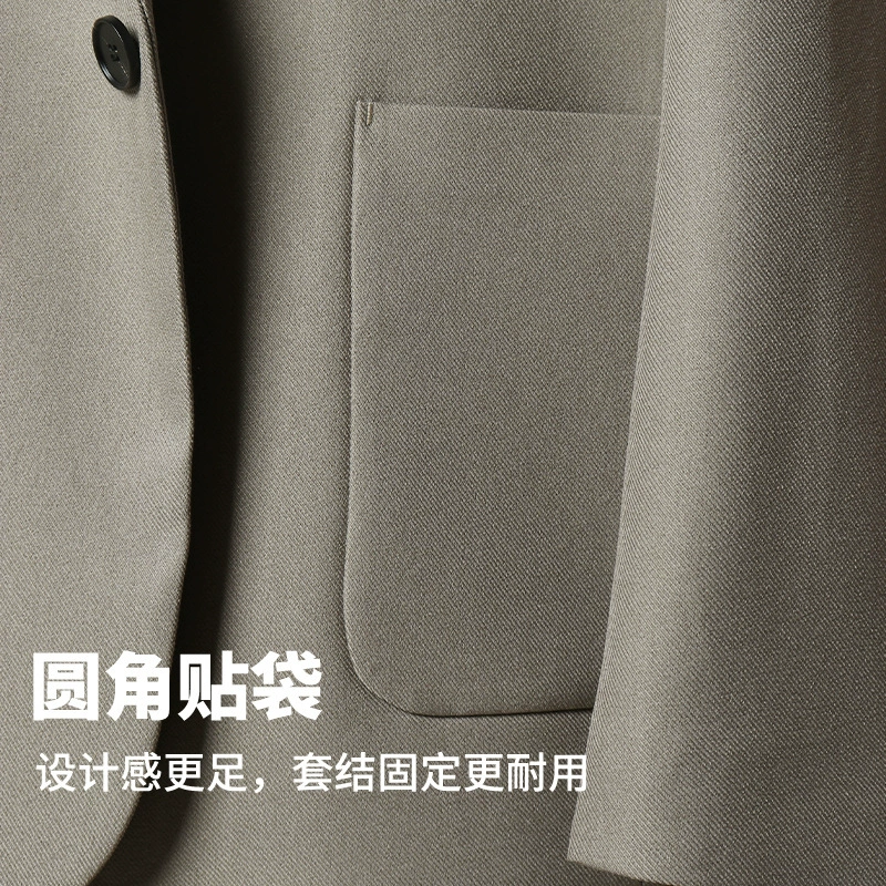 Cloth, men's demi-season set, classic suit for leisure, high-quality style