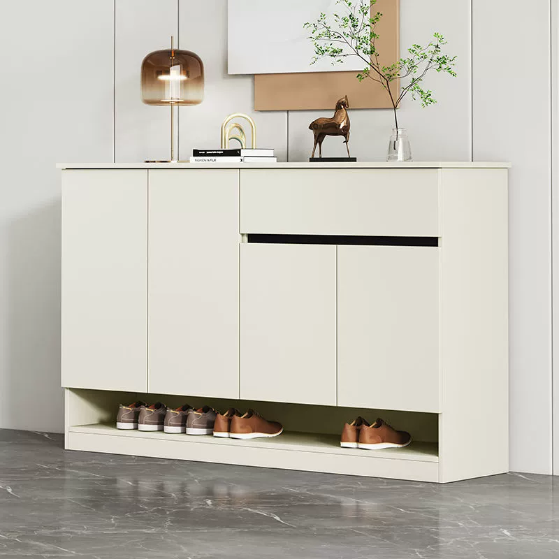 Шкаф для обуви из сотовой панели из алюминиевого сплава, домашний вход, кремовый стиль, входной шкаф, открытый балкон, водонепроницаемый солнцезащитный шкаф для хранения