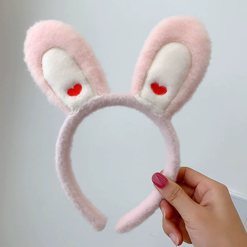Flashing Headband Yimin, Flower-Shape Light Socket, Korean Style Plush, Blue Accent