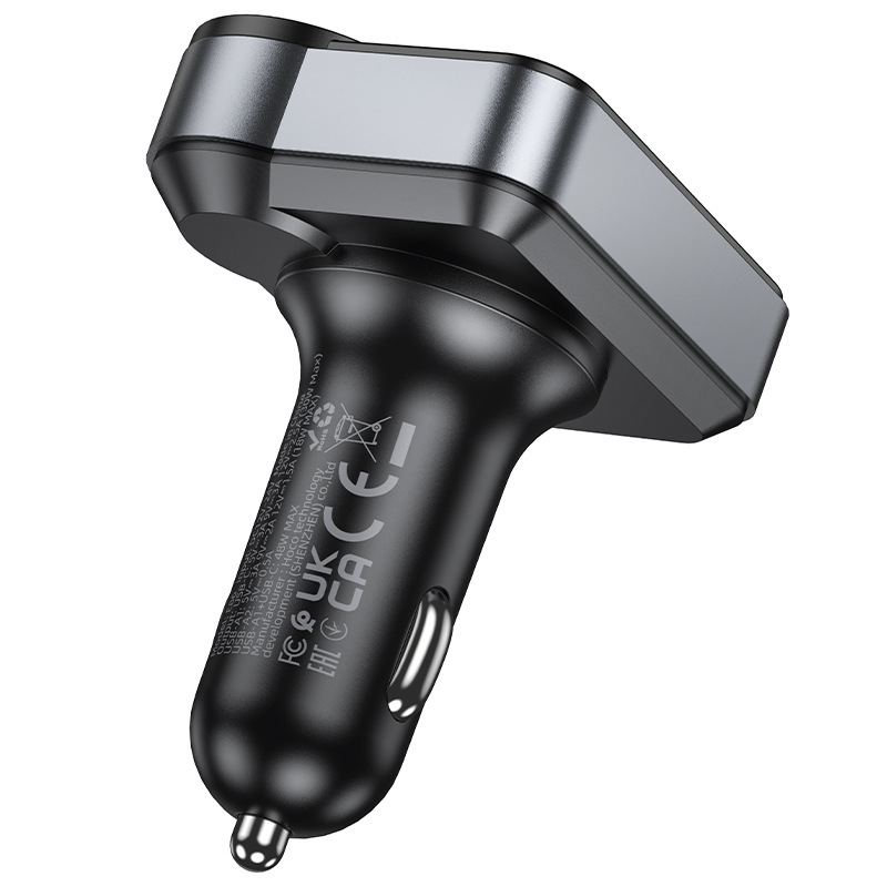 E86 Daler 48W Dual-Port Pd30W+Qc3.0 Car Bluetooth Fm Transmitter Supports USB Flash Drive and Tf Card Playback