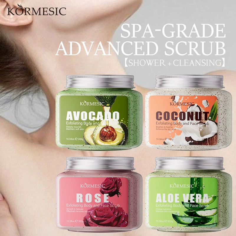 Скраб для лица KORMESIC с алоэ вера, полностью на английском языке, для трансграничной торговли, в наличии, оптом