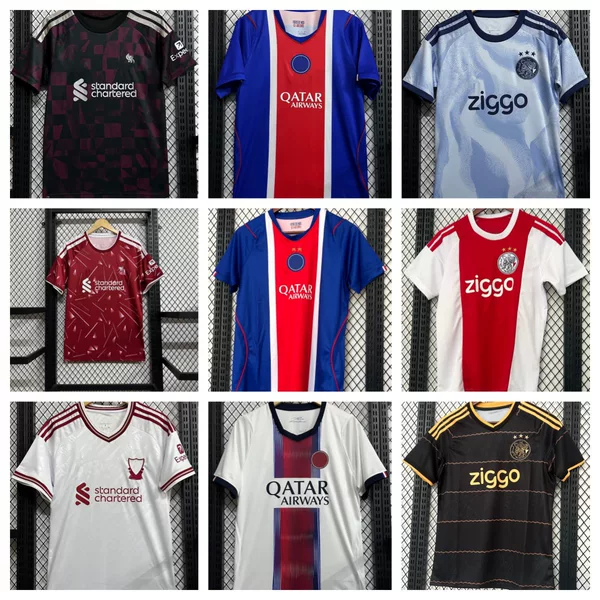 2627 New Thai Version Jersey Lwp Paris Dt Ajax Home and Away Team Fan Version Jersey Football Uniform