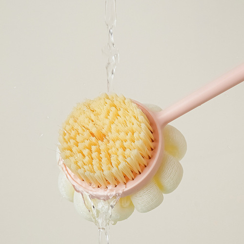 Half-Boat Original Bear Bath Scrub Back Scratcher Household Hanging Long Handle Mud Soft Brush Shower Scrub