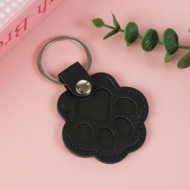 キーホルダー本革 DIY ペットの毛猫の爪記念収納ペンダント猫と犬のペンダント毛ニッチ|undefined