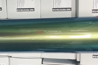 Chameleon series glossy color change | Auto Color Change Film - tpu-chameleon-early-spring-green-15215m