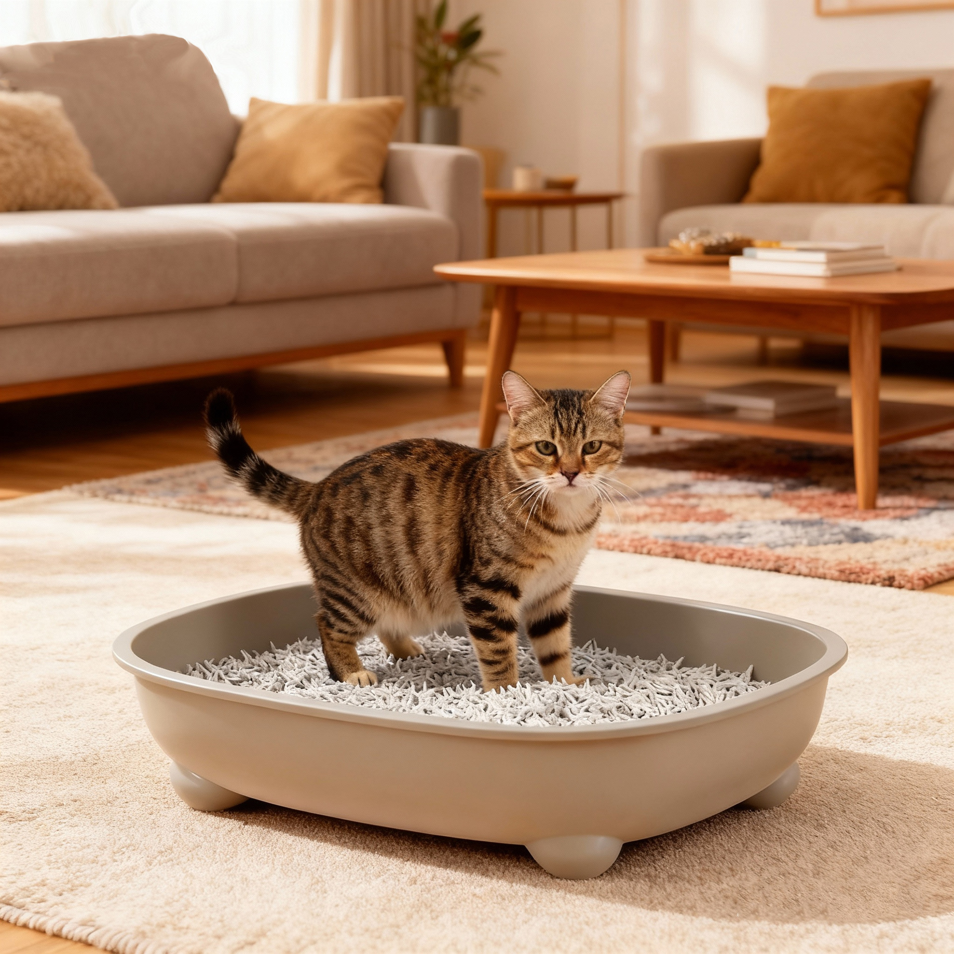 고양이 쓰레기통