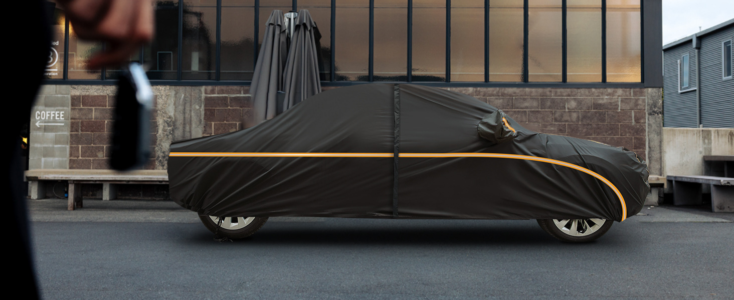 Oxford cloth thickened car cover, full cover, sun protection, dustproof car cover, universal car cover, snowproof car cover