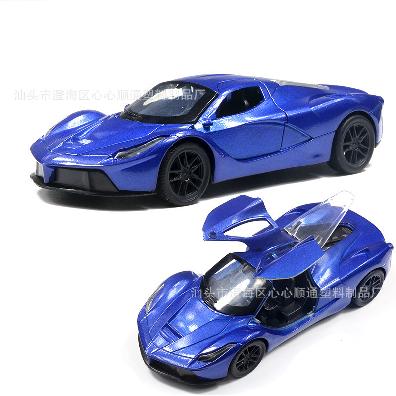 Return fuerza a granel aleación modelo de coche puerta abierta coche de juguete para niños niño decoración de pastel al por mayor