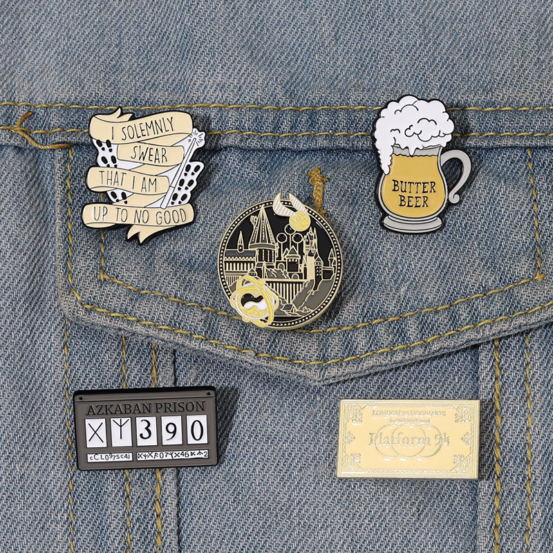 Cartoon Style Pin Cartoon Alloy Stoving Varnish Unisex Brooches display picture 1