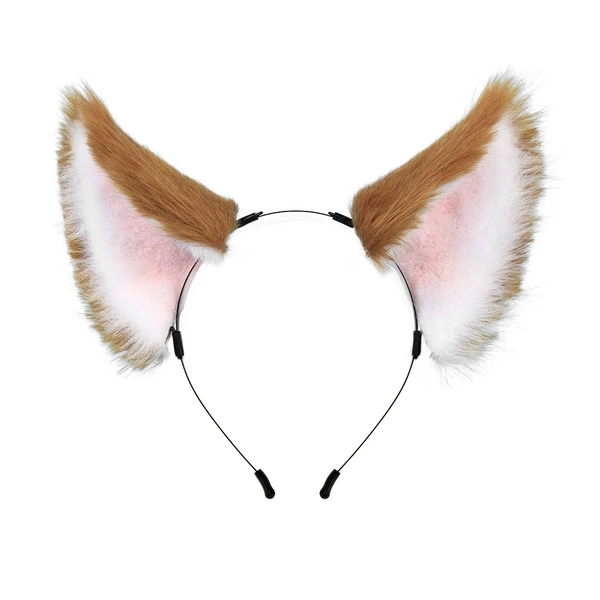 Brown -white ears