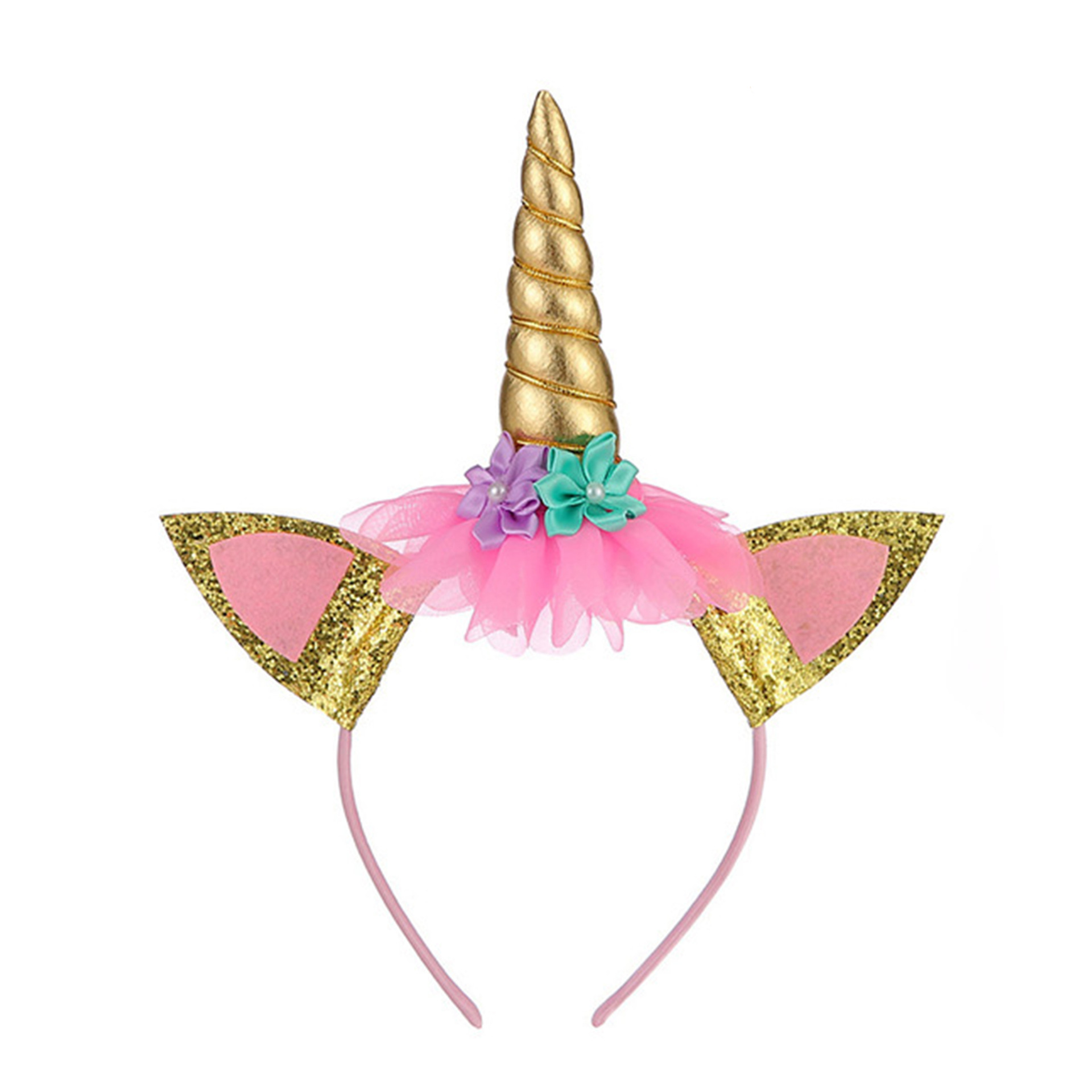 独角兽发箍 独角兽蛋糕装饰 生日蛋糕摆件 烘焙插件现货供应