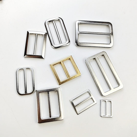 Zinc Alloy 2-5cm Flat Japanese Buckle Men's Belt Buckle Belt Buckle Clothing Luggage Activity Belt Pin Buckle Adjustment
