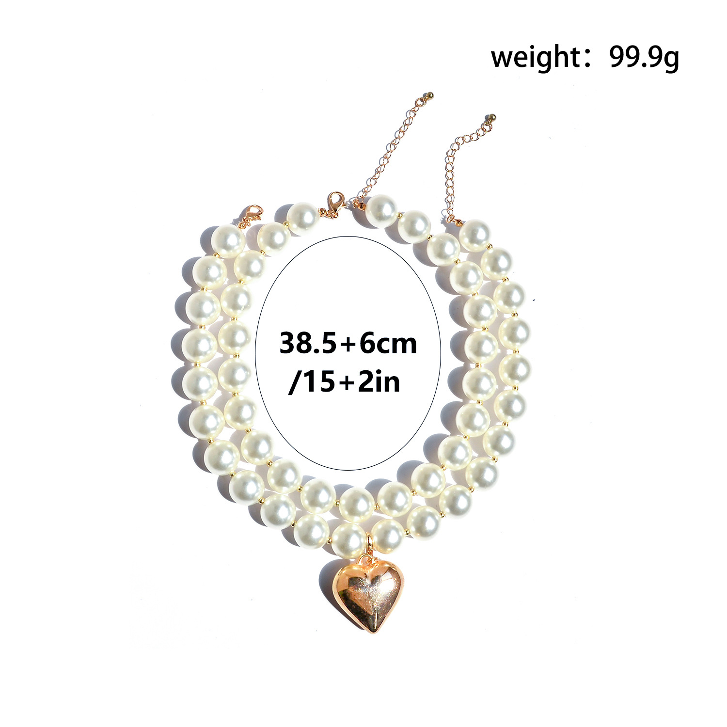 Women's Exaggerated Simple Style Heart Shape Alloy Plating display picture 1