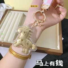 ゴールド携帯電話ペンダント、すぐにお金がもらえる、純金999、20mg、ギフトに欠かせないペンダント、キーホルダー、誕生日プレゼント