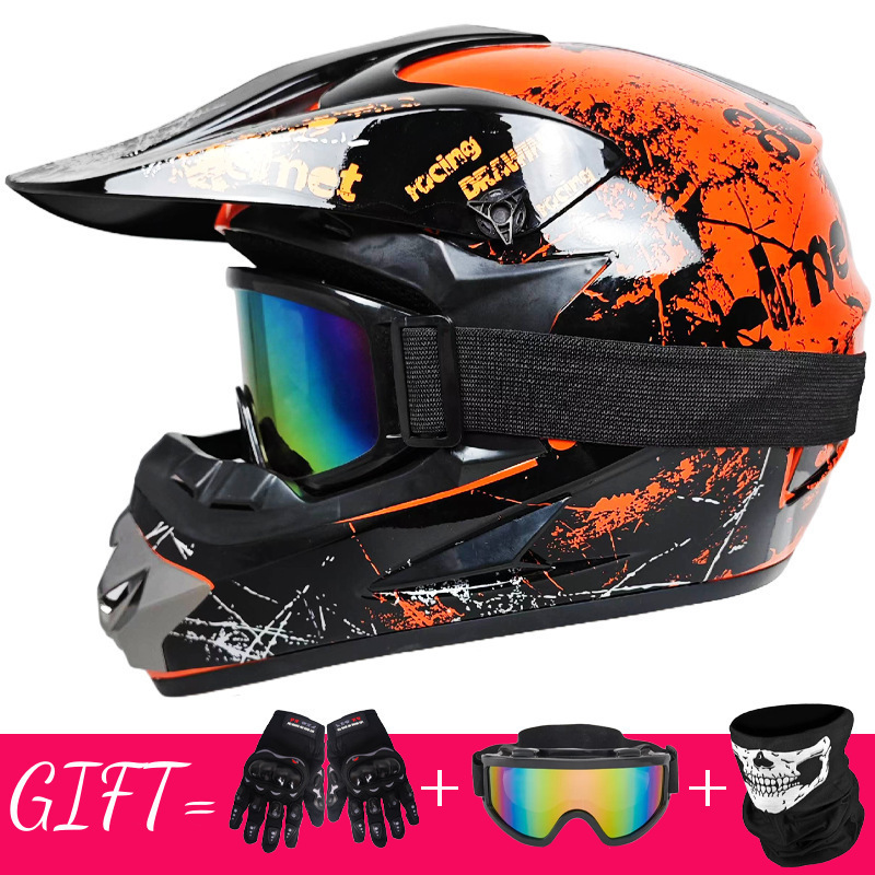 外国貿易スピードオフロード山本レーシングマウンテンバイクフルフェイスオフロードヘルメット|undefined