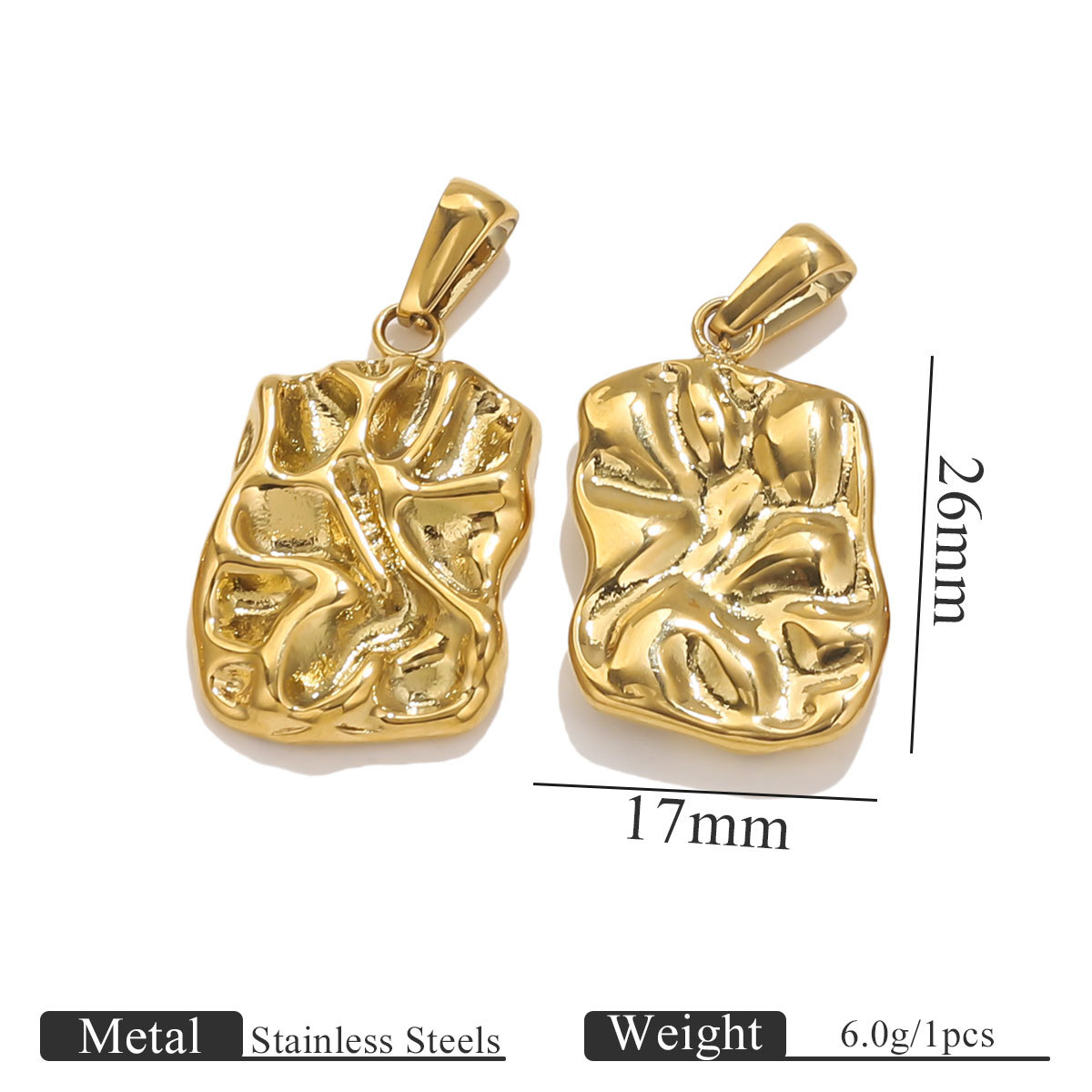 Europa y América acero inoxidable transfronterizo estilo múltiple colgante colgante de viento pulsera colgante DIY accesorios accesorios al por mayor