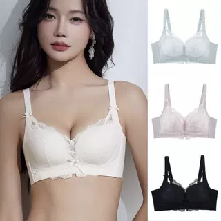 古调8198甜美蕾丝内衣女小胸聚拢性感舒适上托收副乳无钢圈文胸罩