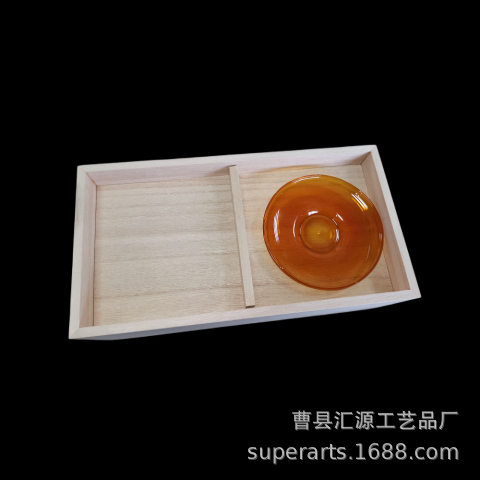 国潮风茶叶包装木盒、木质茶饼收纳盒、桐木曹县木盒工厂礼盒
