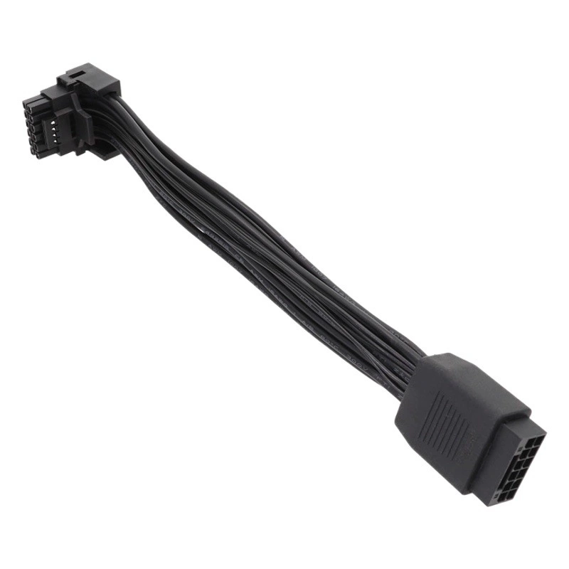 Подходит для 16-контактного колена видеокарты новая видеокарта 2vhpwr прямая головка поворот локтя PCIE 5,0 локтевая линия