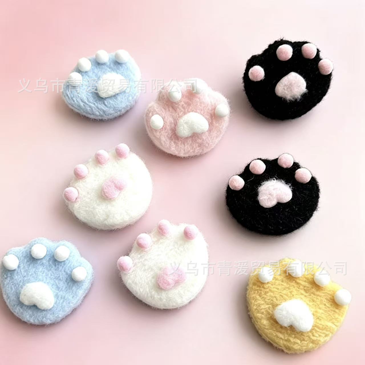 Plush Cat Paw Without Clip Cartoon Bear Paw Diy Accessories Scarf Hat...