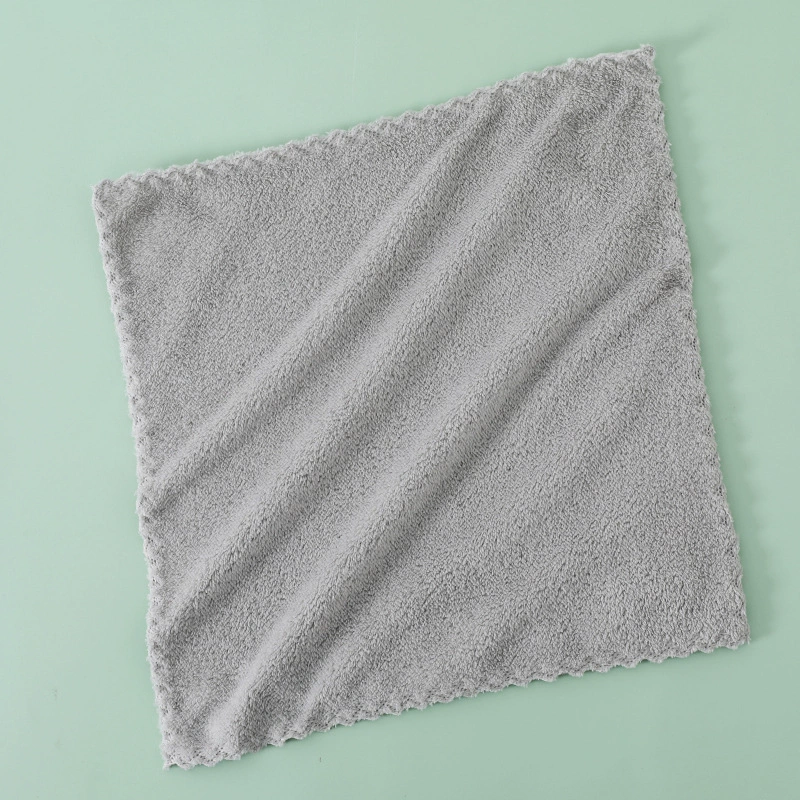 Coral scarf for kindergarten, soft towel for face washing for home use, wholesale, water absorbent