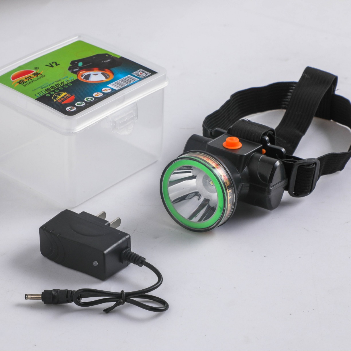 多功能LED大功率头灯锂电池户外露营钓鱼灯头戴式手电筒长续航