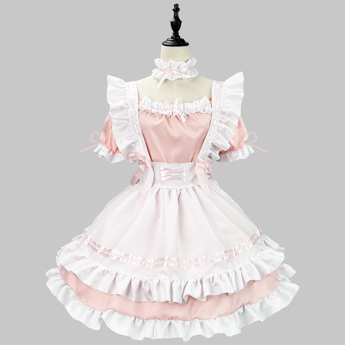 Cross-border Amazon Classic Black and White Maid Costume, Maid Outfit, Halloween Costume, Cosplay Performance Costume