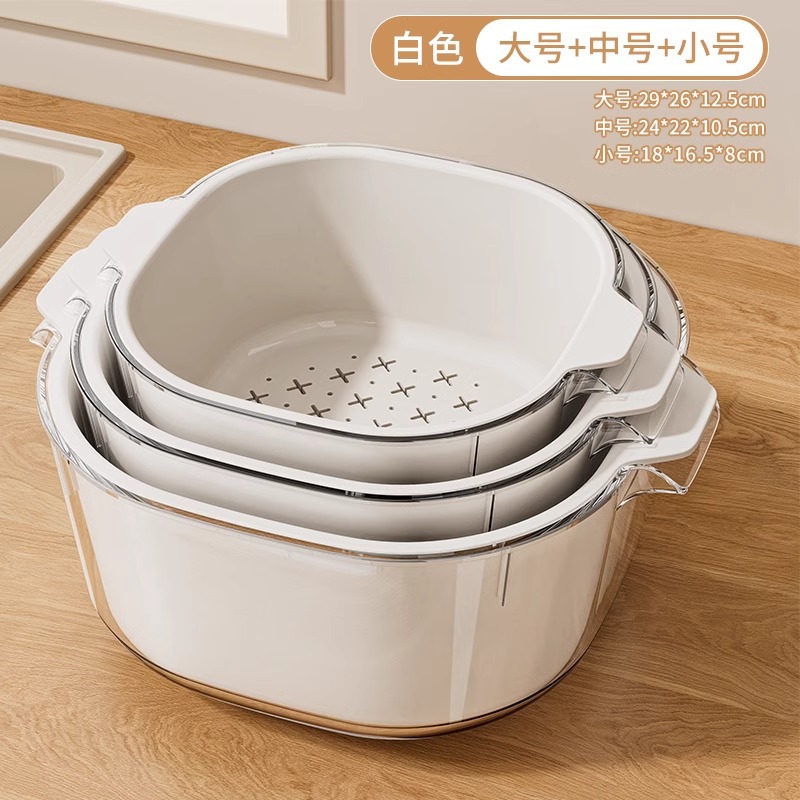 아이보리 화이트 [대+중+소] 가성비 6겹