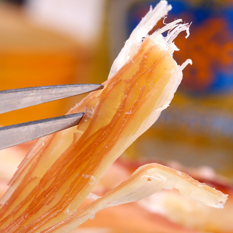 Hundred Herbs Flavor Hand-Torn Squid Strips 80g Box, Standard 100 Packaging, Internet Famous Snack, Seafood Ready-to-Eat Snacks, Independent Small Pack