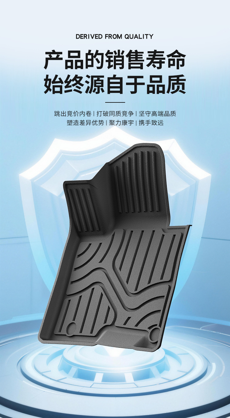 Suitable for 22-26 models of Hyundai Tucson, car floor mats and trunk mat, all made of eco-friendly TPE, waterproof and wear-resistant floor mats