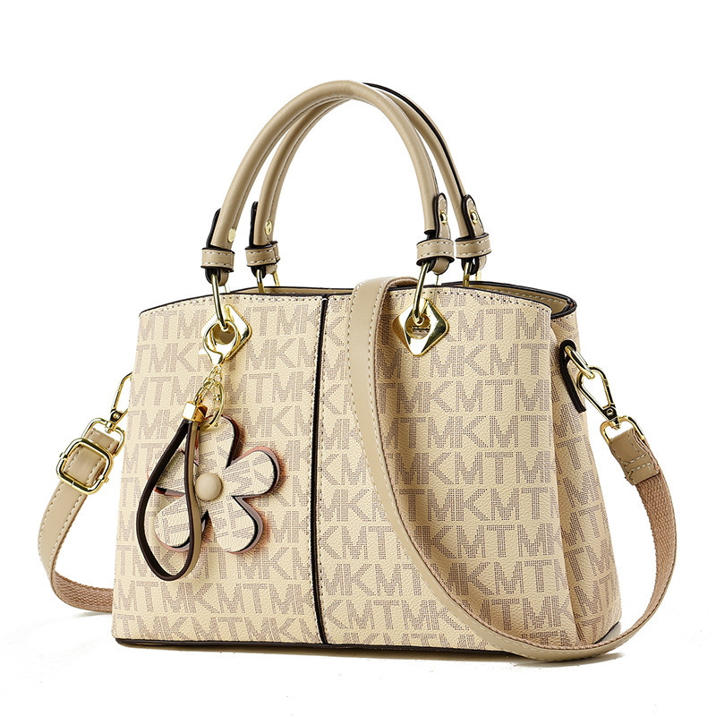 Monica Kiki European Influencer Live Color-Blocking Tote Mommy Bag Women's Shoulder Crossbody Commuter Bag