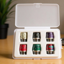 510��֬����510��Ƥ�䳲����510 drip tip����ֿ�����6 in 1��װ
