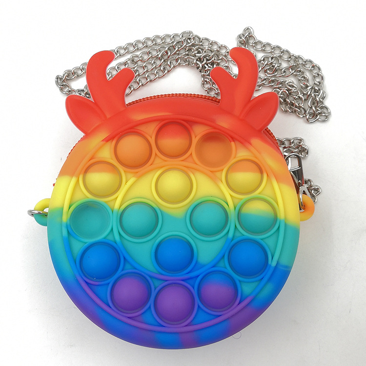 New Mini Rainbow Color Dekompressionsbeutel Großhandel Nihaojewelry display picture 8