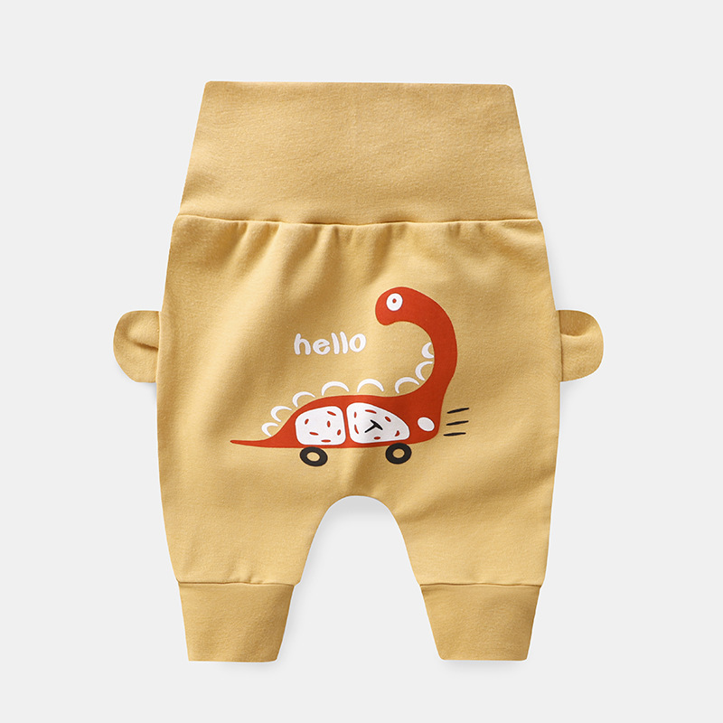 Baby pants high waist belly protection pants big PP Pants Boys and girls asshole Harlan pants newborn pants one hair substitute