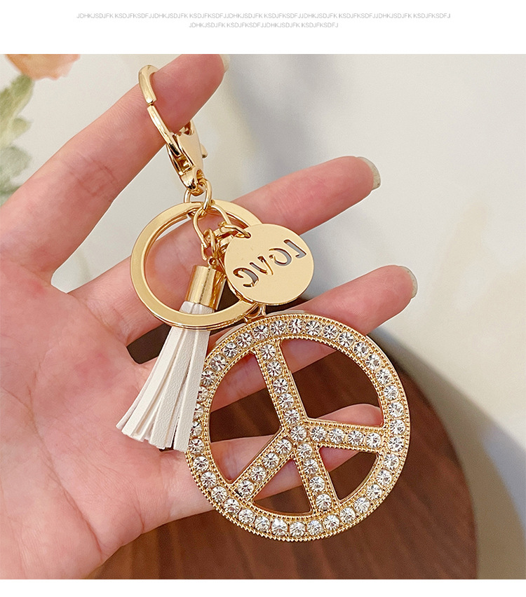 New Style Alloy Geometric Unisex Bag Pendant Keychain display picture 3