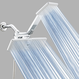 American Shower Set Cross-Border Bathroom Nozzle Spray Top Spray Hose Three-Way Stainless Steel Hose Shower Shower Set