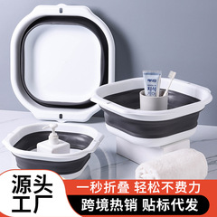 折りたたみ式洗面器用学生洗面器ポータブル旅行プラスチック圧縮洗面器折りたたみ式洗面器家庭用ビッグサイズ