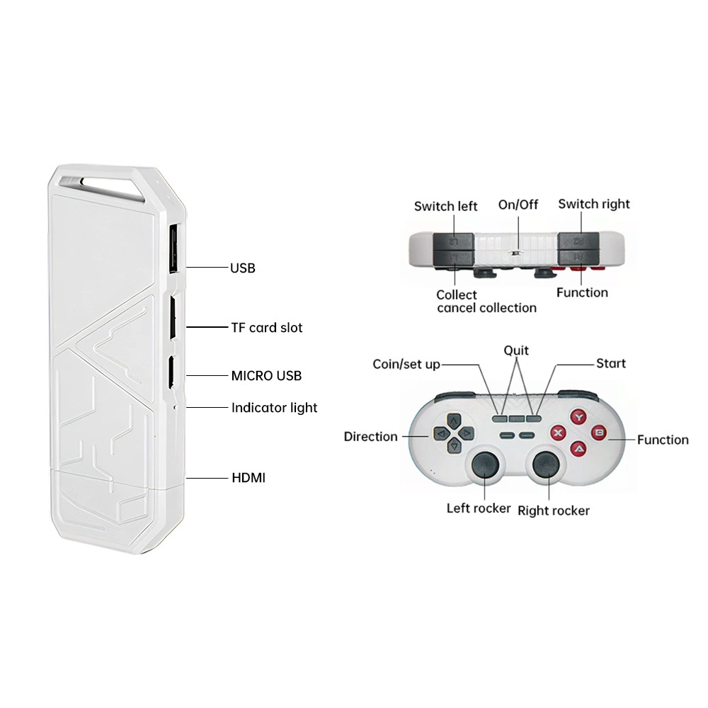 Game console for home use, wireless handle, (Cross-border trading), new collection, 4G
