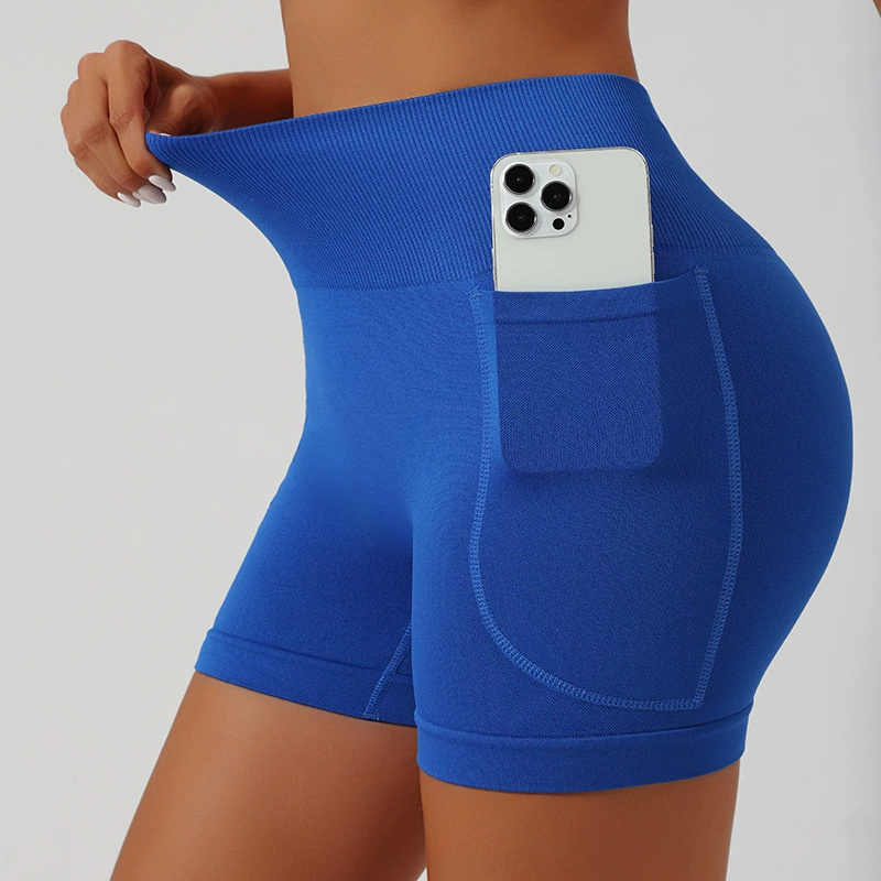 Европейские и американские спортивные шорты, быстросохнущие, с плотными карманами, дышащие, для езды на велосипеде, бега, фитнеса, трехточечные брюки