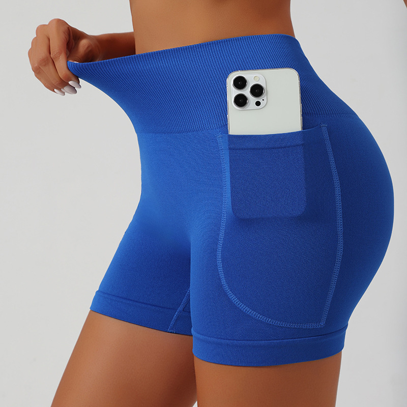European and American Sports Shorts Quick-drying Tight Yoga Pants Pocket Breathable Cycling Sports Fitness Shorts European and American Sports Shorts Quick-drying Tight Yoga Pants Pocket Breathable Cycling Sports Fitness Shorts