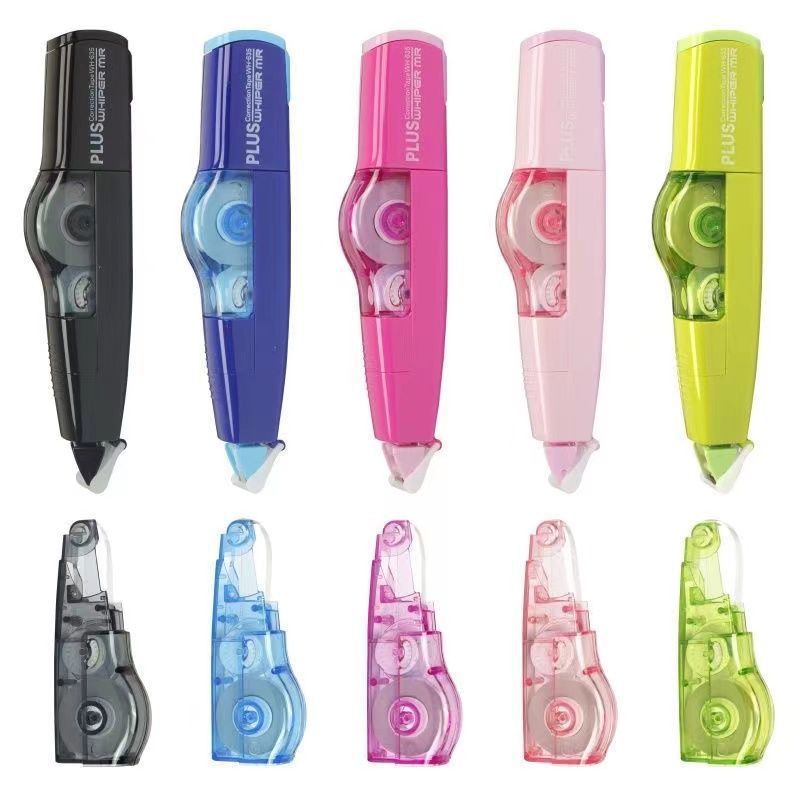 日本普乐士修正带MR系列学生用涂改带WH-635R/625R/615R可换替芯