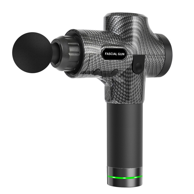 2026 nuevo acondicionamiento físico transfronterizo vibración fascia agarrar pistola de masaje eléctrica ajustar todo el cuerpo incorporado litio pistola de fascia eléctrica