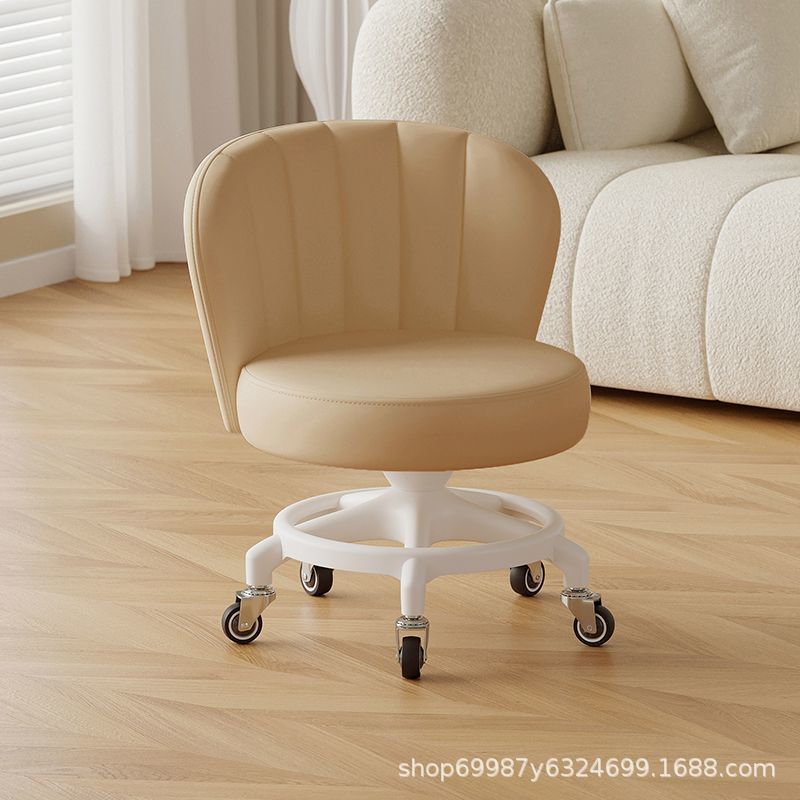 Rueda universal anti-rollback pequeña polea taburete baja silla respaldada para el hogar con un niño banco redondo rueda de correa rueda silenciosa