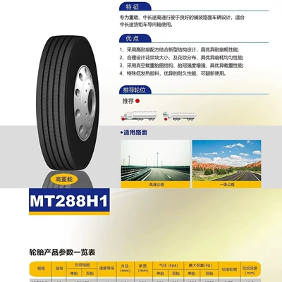 Yük maşını şinləri Tires M288H1/13R22.5-20Pr Brand
