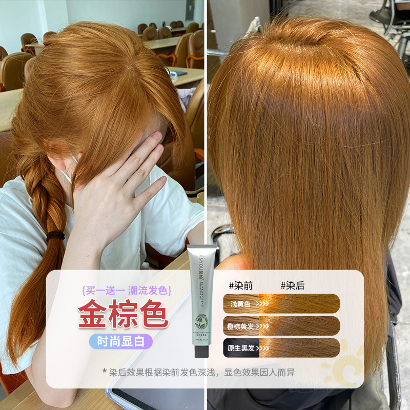 골든 브라운(머리 염색 도구 포함)