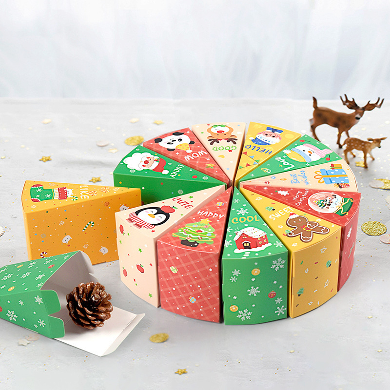 クロスボーダークリスマスカレンダー楽しいギフトボックス既製の自家製サプライズパーティーパッケージボックス (12 個/パック)|undefined