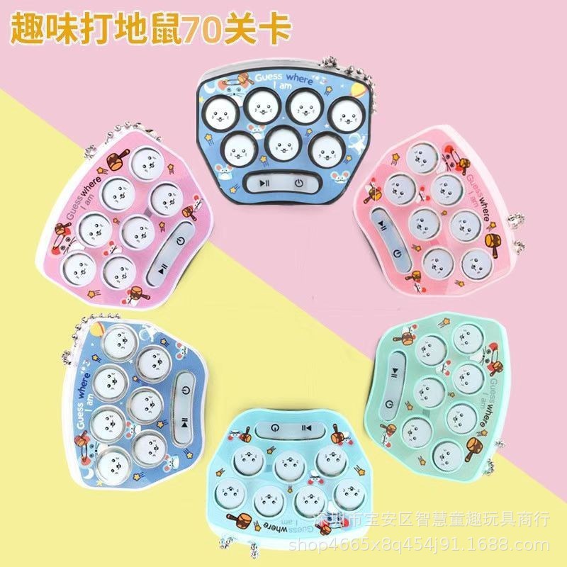 Al por mayor transfronterizo mini juguetes de martillo de juego de mano para niños llaveros mochila pequeña colgante