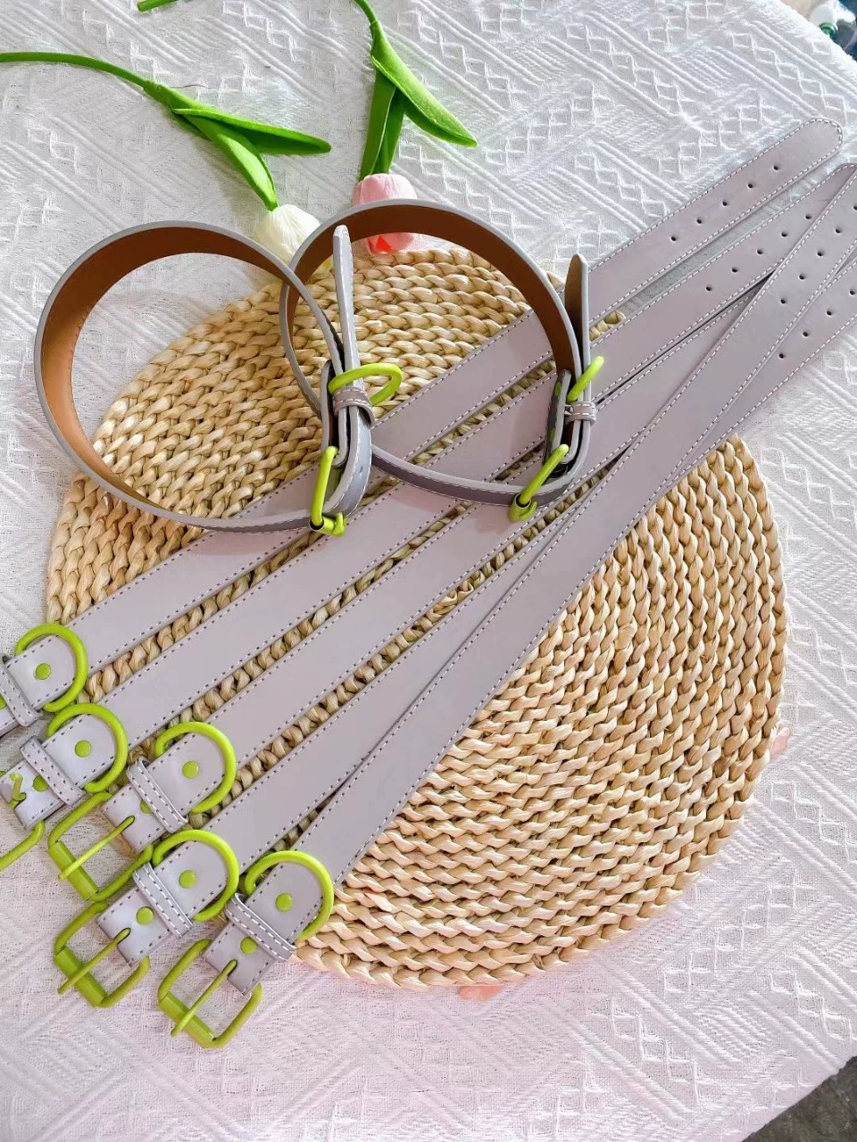 Ошейник для собак Средняя и Большая Шея для собак Выгул собак Anti-Leper Neck Товары для домашних животных Тедди Золотые волосы Кожа