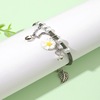 Retro brand small design Chinese bracelet, small bell, Chinese style, flowered